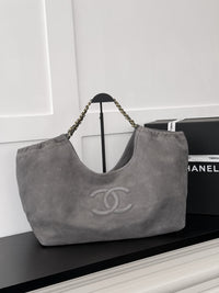 26C Suede Shopping Tote