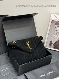 Suede Loulou Shoulder Bag