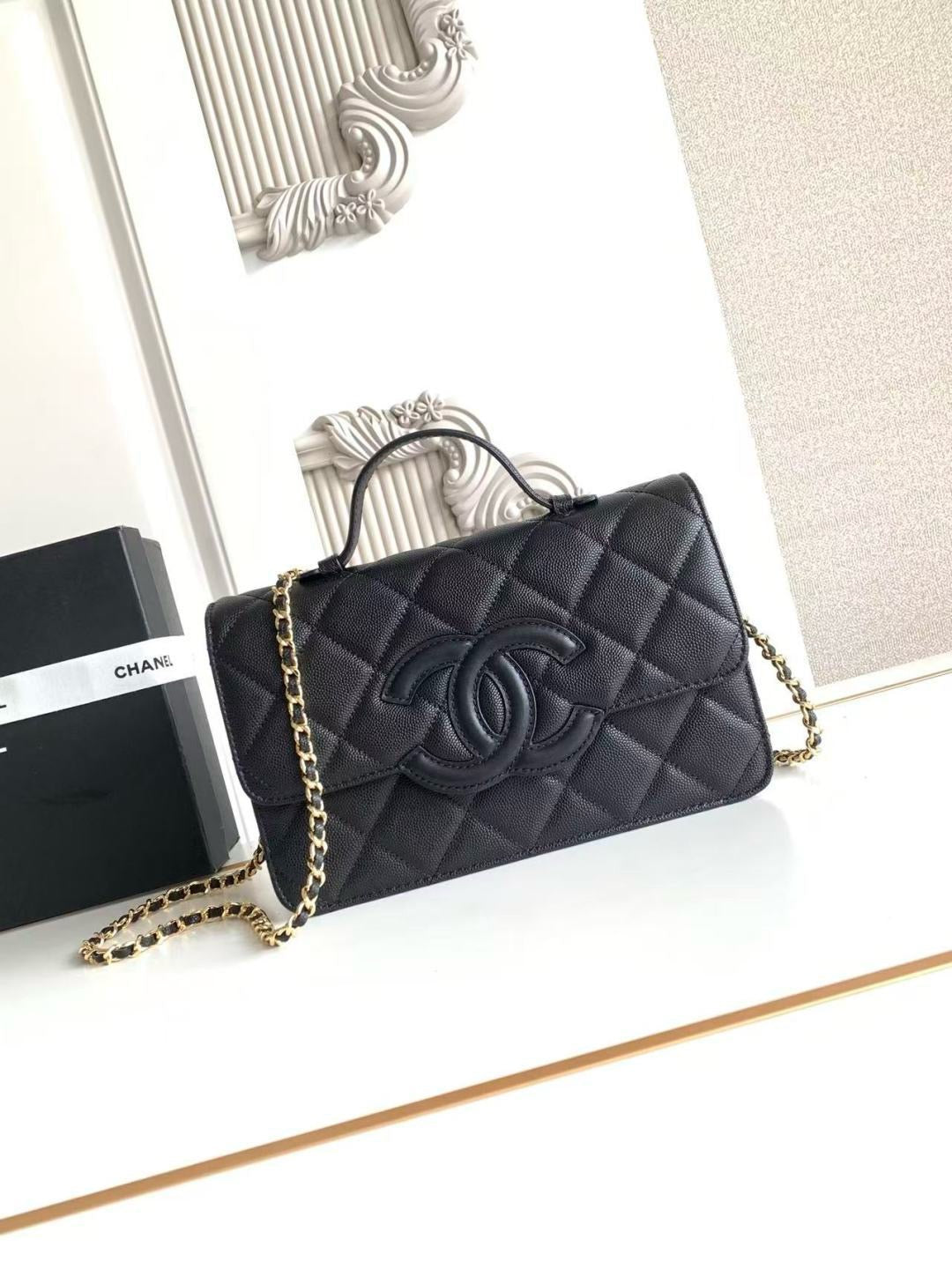 Top Handle Flap Bag