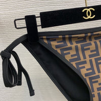 Monogram Triangle Bikini Set