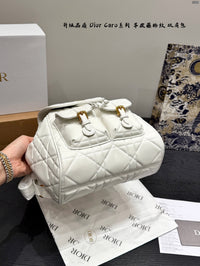 Caro Cannage Leather Backpack
