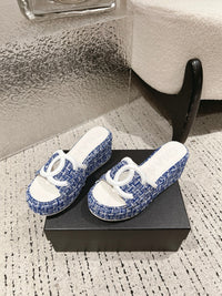 Platform Slide Sandals