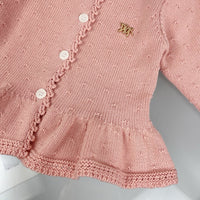 Knit Peplum Cardigan