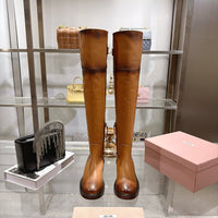 Leather Tall Riding Boots