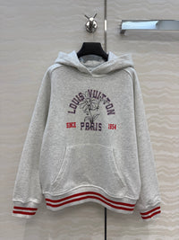 26S Signature Print Varsity Stripe Hoodie Set