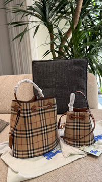Check Bucket Bag