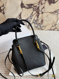Carry Mini Leather Top-Handle Bag