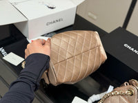 25 Hobo Bag Metallic Rose Gold