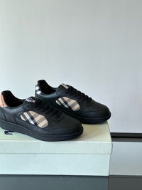 Terrace Leather Check Sneakers
