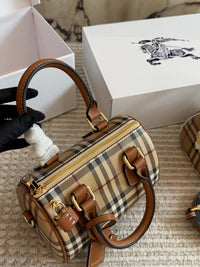 Mini Check Bowling Bag