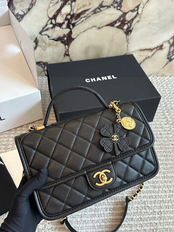25B Top Handle Flap Bag