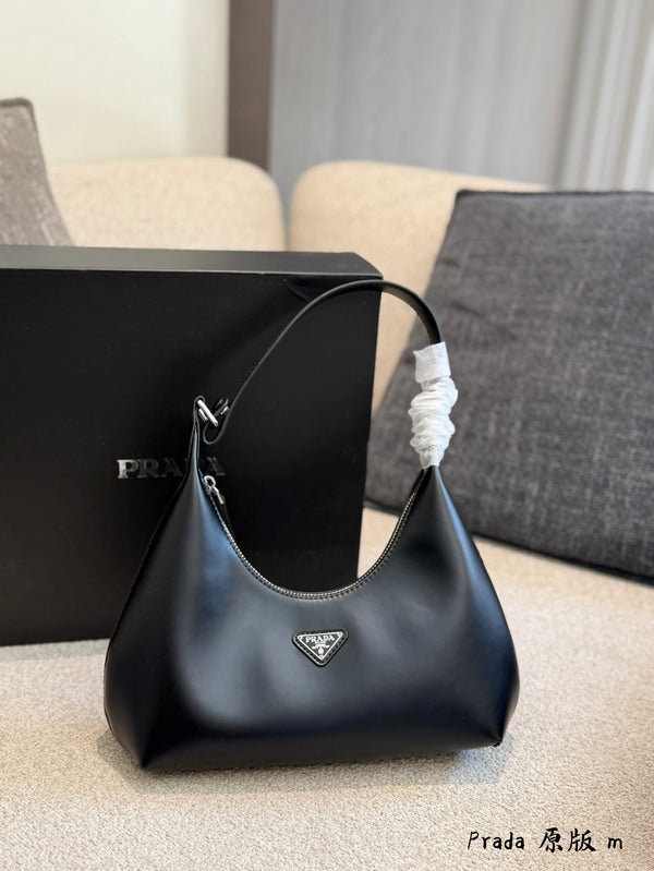 Cleo Brushed Leather Shoulder Bag