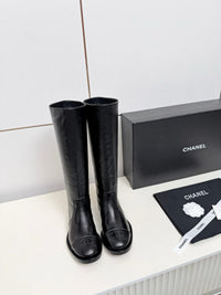 26B Logo Leather Boots