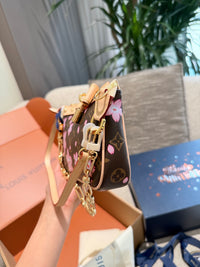 Cherry Blossom Pochette Accessoires Bag
