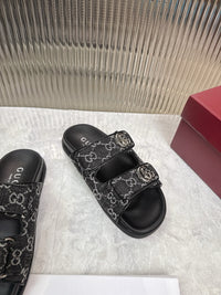 Canvas Slide Sandals