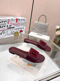 Bianca Leather Slides