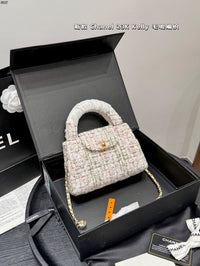 23K Kelly Top Handle Mini Flap Bag