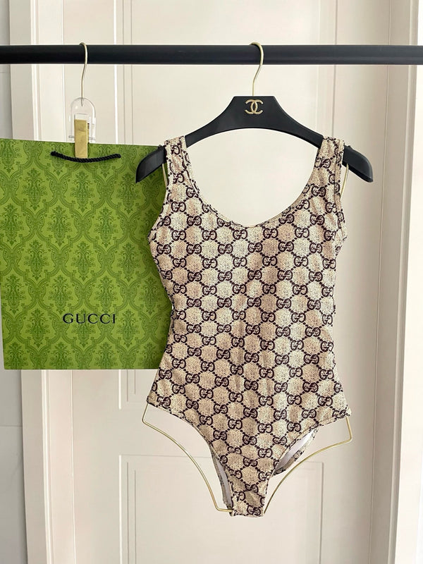 Logo One Piece Swimsuit
