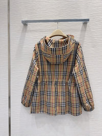 Check Hooded Jacket