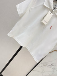 Cropped Polo Shirt