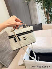 Vanity Bag Lambskin Leather