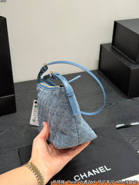 Denim Clutch Bag