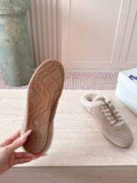 26S Shearling Knight Runner Mules