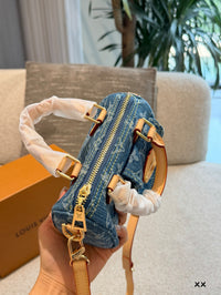 Nano Speedy Monogram Denim