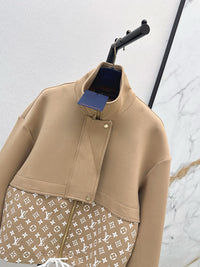 26S Monogram Accent Zip-Up Jacket