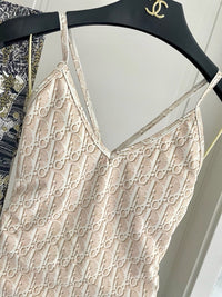 Oblique One-Piece Swimsuit