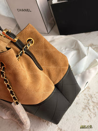 Suede Shopping Bag