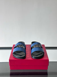 Garavani VLogo Calf Leather Slides