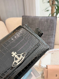 Hazel Croc-embossed Shoulder Bag