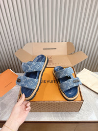 Padded Double Strap Slides