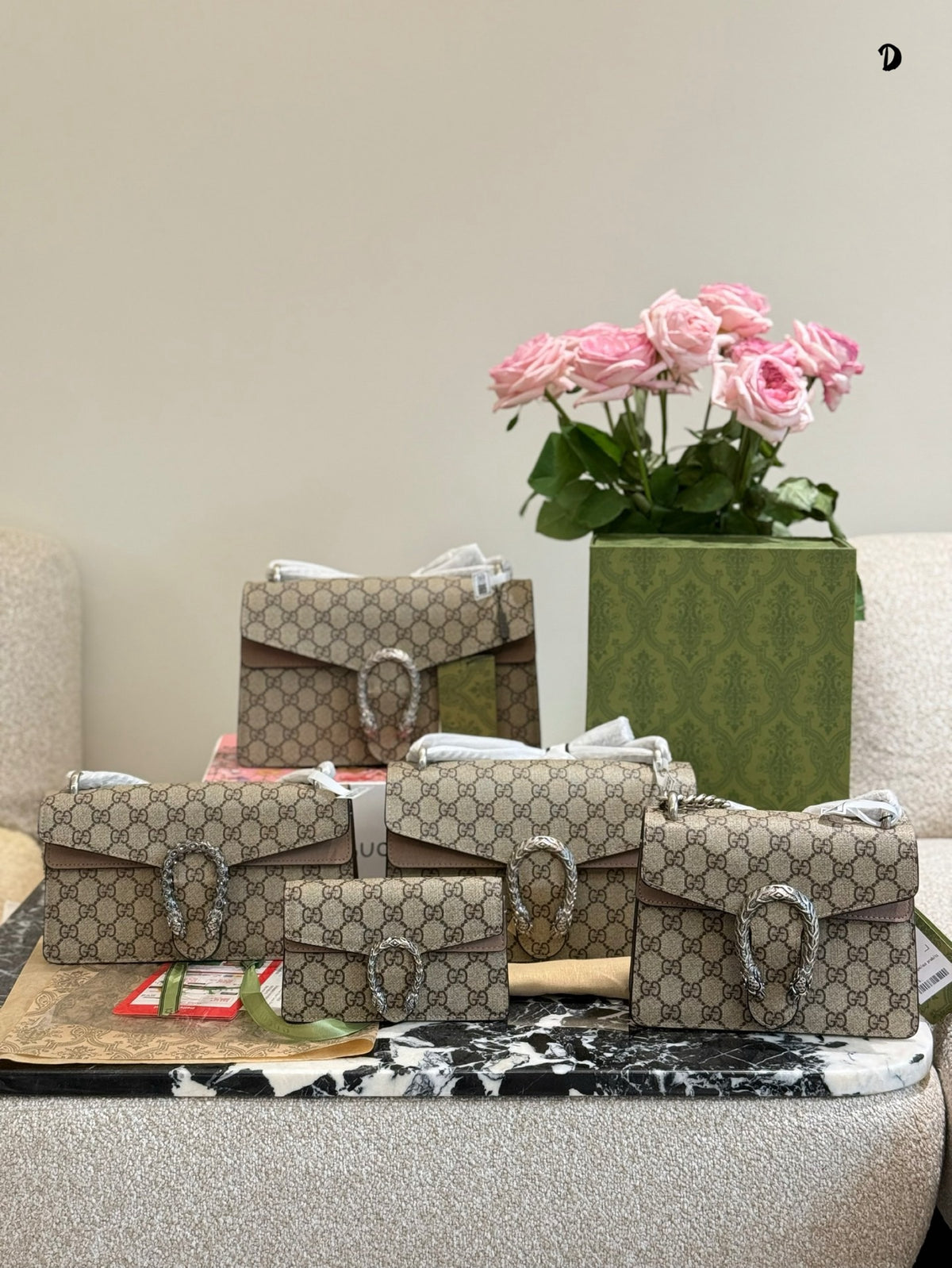 Dionysus Canvas Shoulder Bag