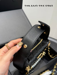 25S Pearl Chain Round Bag