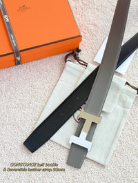 Constance Reversible Leather Belt 38mm