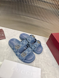 Canvas Slide Sandals