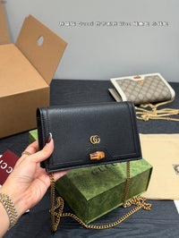 Bamboo Chain Wallet Bag