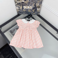 Short-Sleeved Dress with Peter Pan Collar