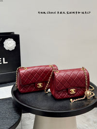 Mini Flap Bag with Gold Ball