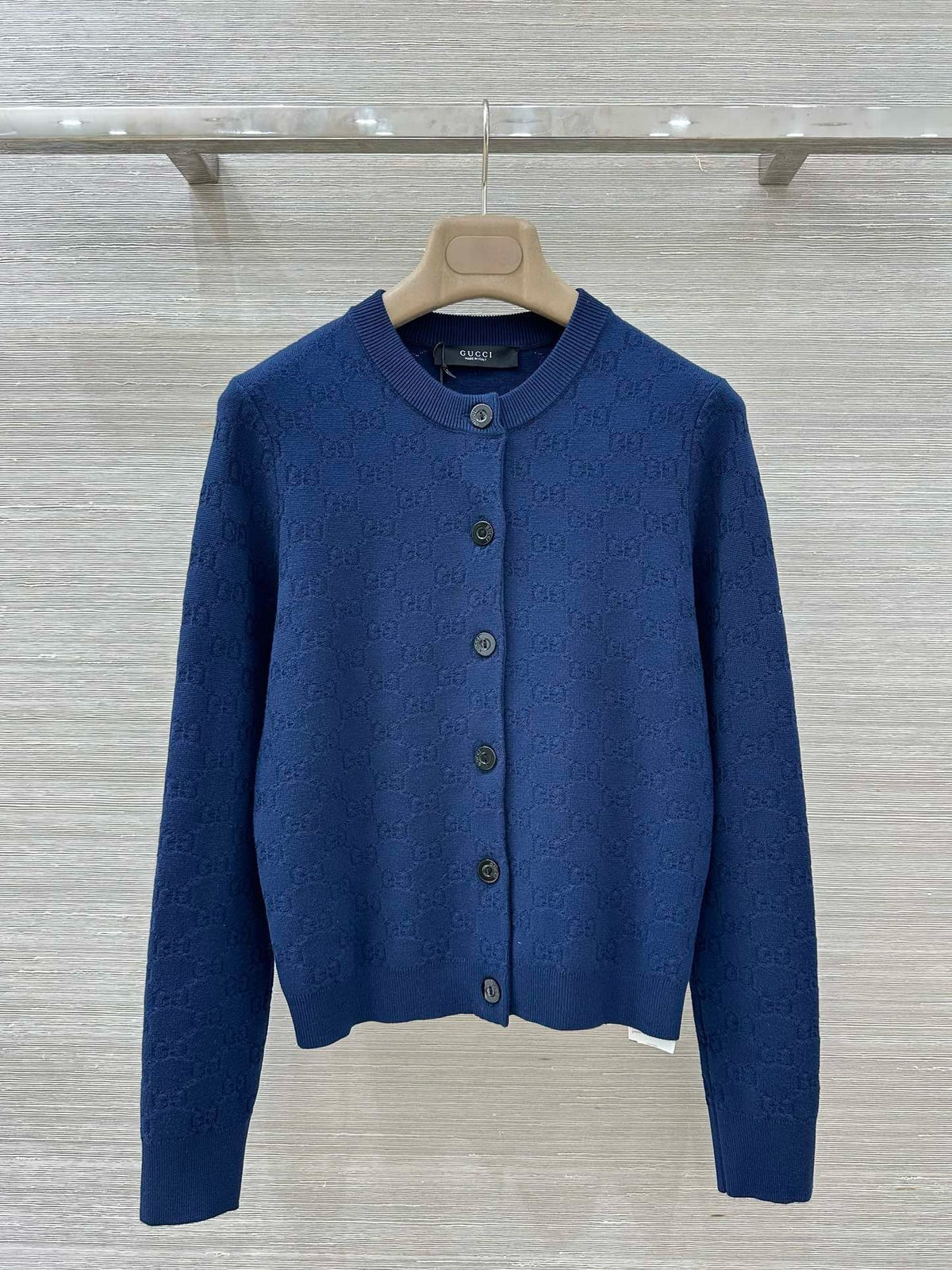 Fine Fabric Jacquard Cardigan