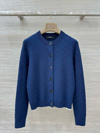 Fine Fabric Jacquard Cardigan