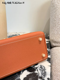 Kelly 25 Bag Craie Togo Leather
