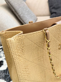 Braided Raffia Tote