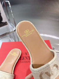 VLogo Espadrille Slides
