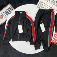 Web Stripe Track Jacket & Joggers Set