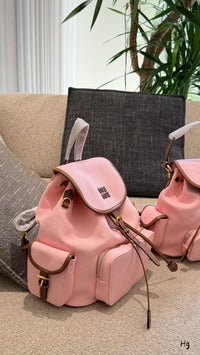 Canvas Leather Backpack