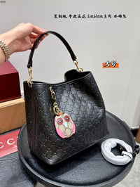 Emblem Large Shoulder Tote Bag