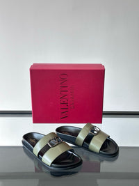 Garavani VLogo Calf Leather Slides